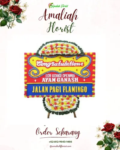 Bunga Papan Congratulation di Tarau